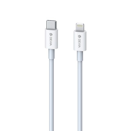 Devia - 1m (20W) Power Delivery - USB-C to Non-MFI Lightning Cable - White