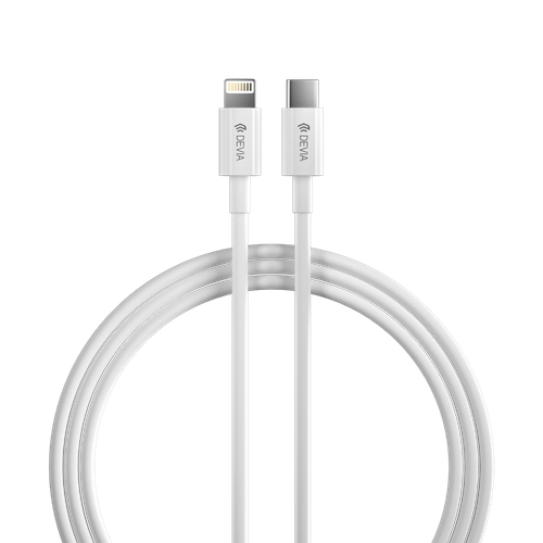 Devia - 2m (27W) Power Delivery - USB-C to Non-MFI Lightning Cable - White