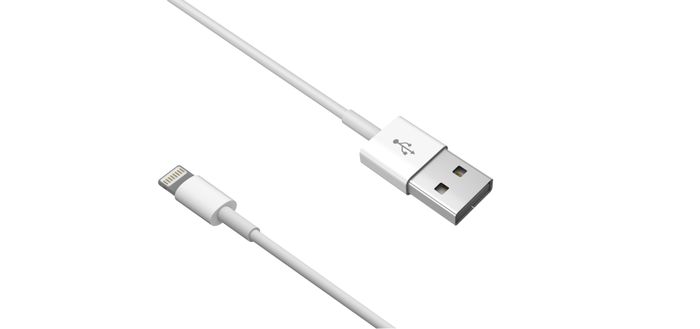 Devia - 2m (2.1A) USB to Non-MFi Lightning Cable - White