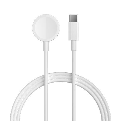 Devia - 1m (1A) USB-C to Magnetic Cable for Apple Watch - White