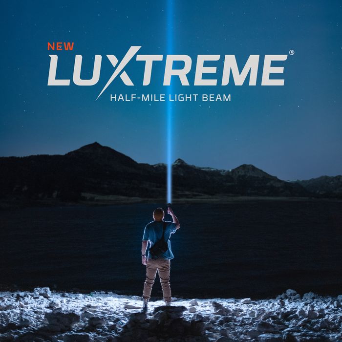 LUXTREME - The Half-Mile Beam Rechargeable Flashlight