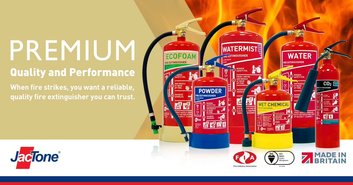 Jactone Premium Range Fire Extinguishers