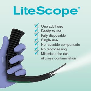 LiteScope™ one-piece direct laryngoscope