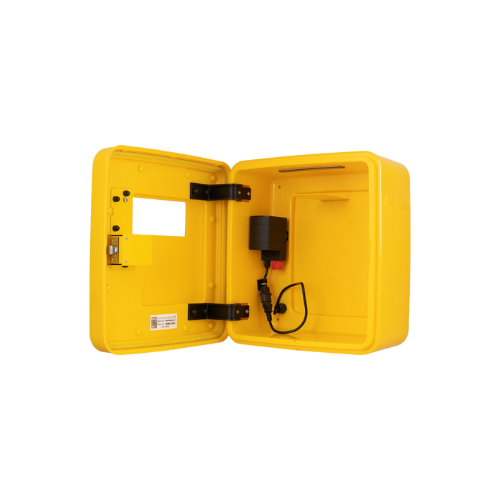 Defib Store 4000 Defibrillator Cabinet - Keypad Lock - Yellow