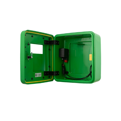 Defib Store 4000 Defibrillator Cabinet - Keypad Lock - Green