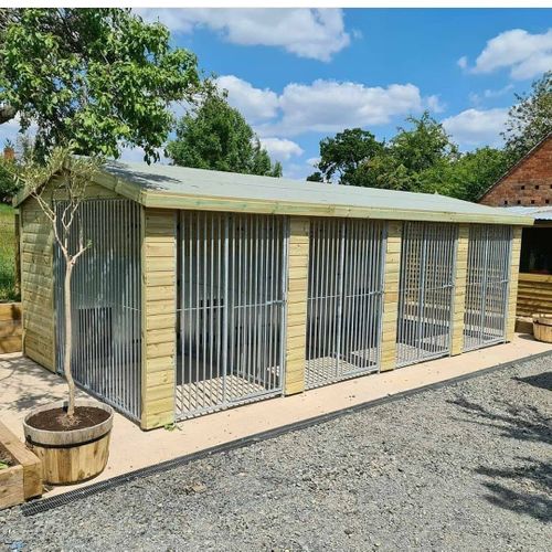 20x10ft 4 bay Kennel