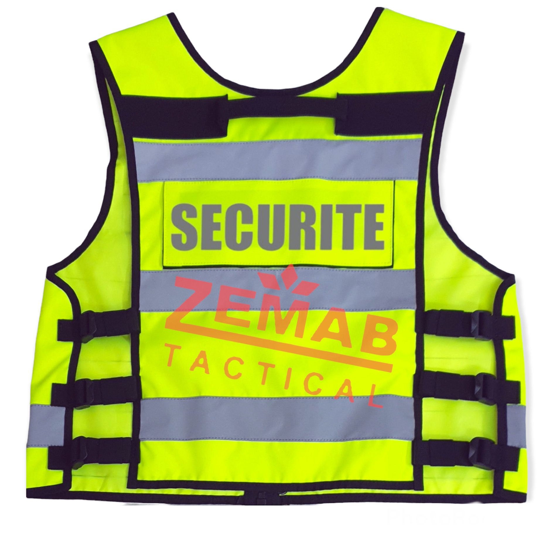 ZEMAB MULTI-POCKET HI-VIZ SAFTY VEST