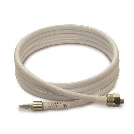 Medical equipment gas hose assemblies