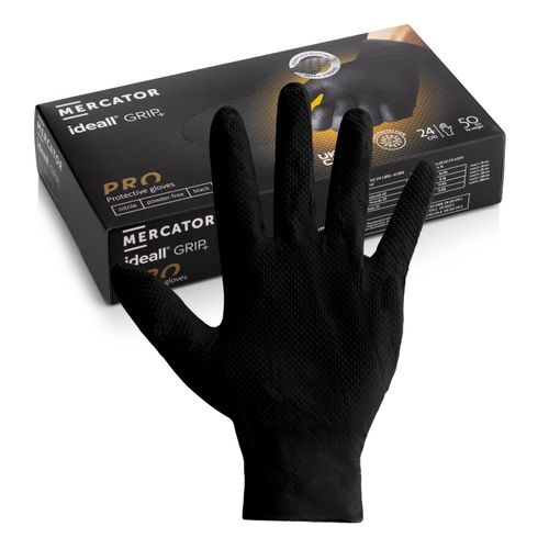 Mercator Ideall Grip Black Nitrile Multi-Use