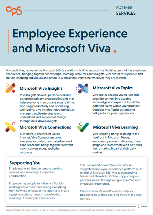 Microsoft Viva - The employee experience platform