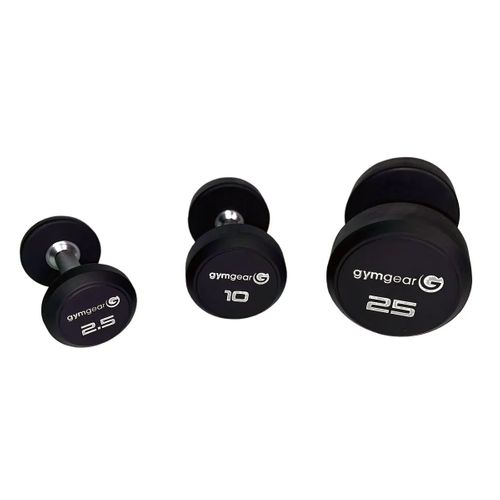 Gym Gear Dumbbell Set - 12 Pairs - 2.5kg - 30kg