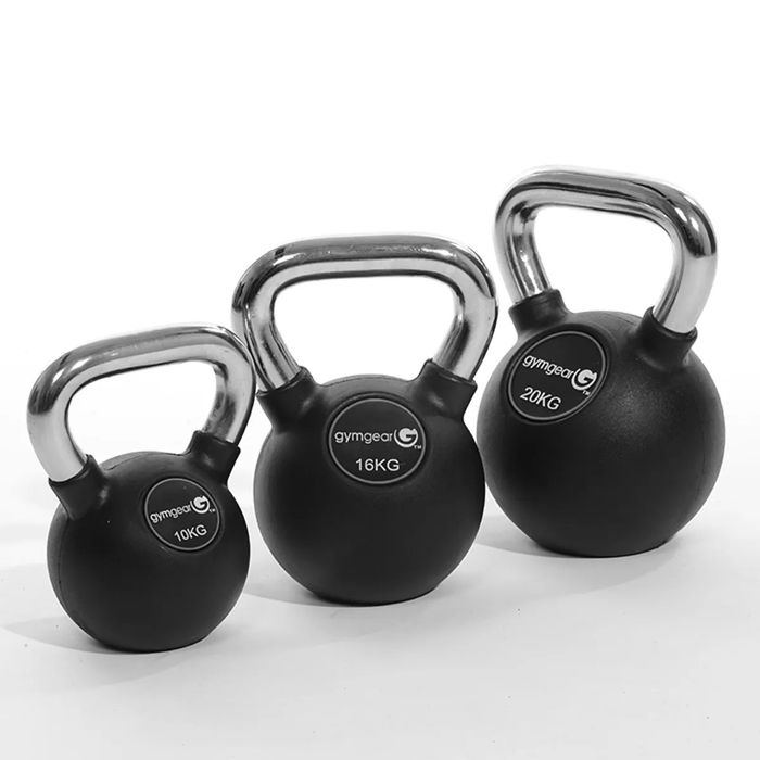 Rubber Coated Kettlebell, 20kg