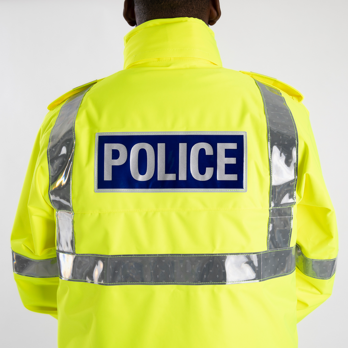 108 - Hi-Vis 3/4 Length Waterproof Jacket
