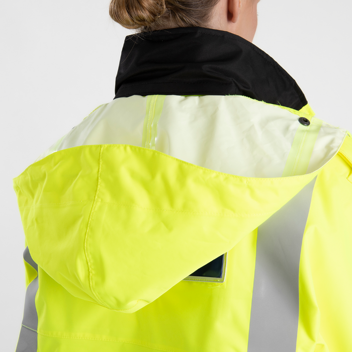 809 - Hi-Vis 3/4 Length Waterproof Jacket