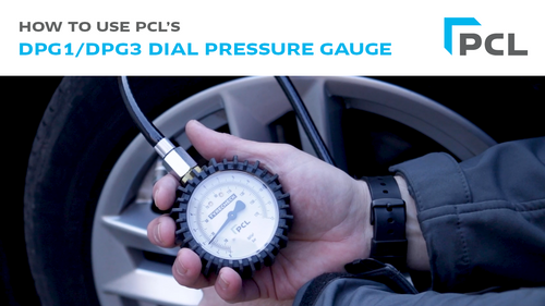 How to use PCL's  DPG1 / DPG3 Tyre Pressure Gauge