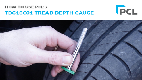 How to use PCL's TDG16C01 Tyre Tread Depth Gauge
