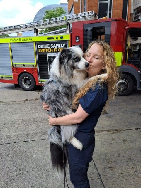Lucy Macleod and Blue