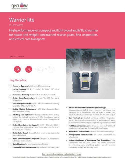 QinFlow WARRIOR lite
