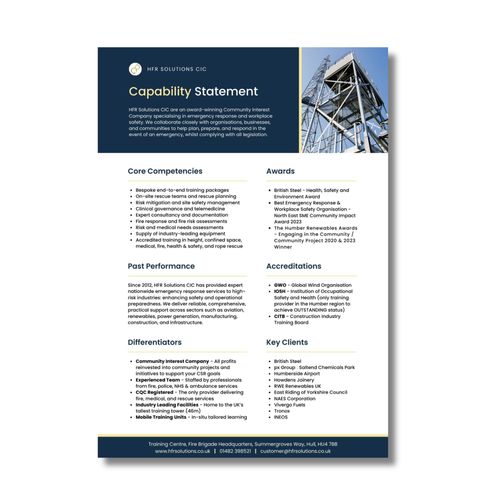 Capability Statement