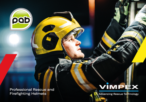Professional rescue and firefighting helmets