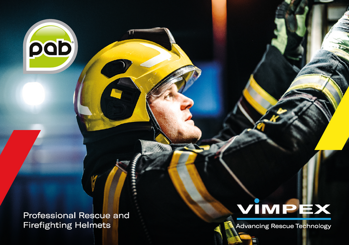 Professional rescue and firefighting helmets
