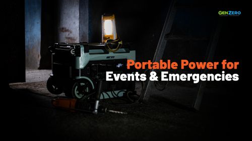 Portable Power for Events, Facilities Management and Emergency Services