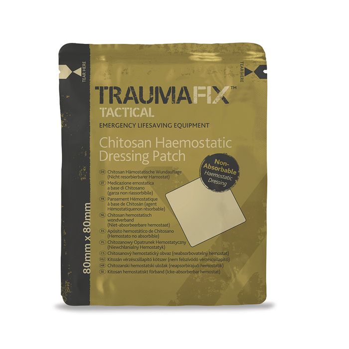 TraumaFix™ - Tactical Chitosan Haemostatic Dressing Patch