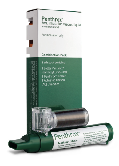 Penthrox (Methoxyflurane 99.9%, 3 ml inhalation vapour, liquid)