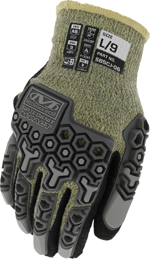 Mechanix Wear SpeedKnit M-Pact® FR S85CJ06 ARC Flash Gloves