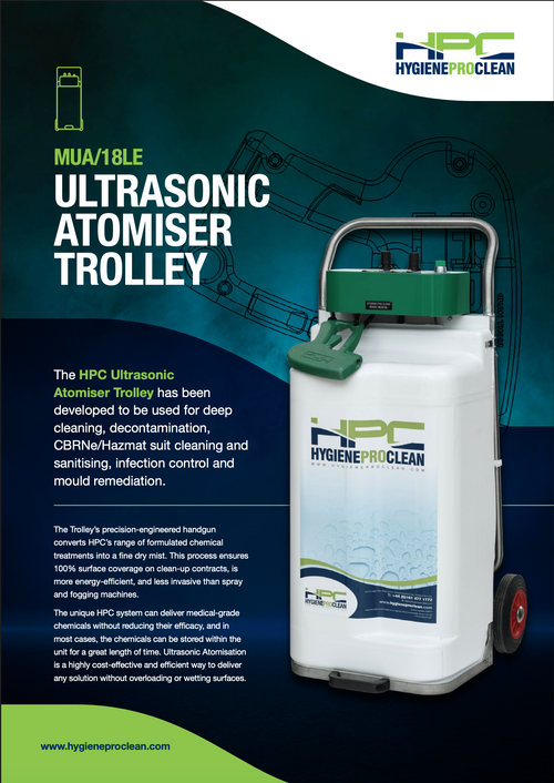 ULTRASONIC ATOMISER TROLLEY: MUA/18LE 