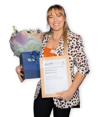 Speaker profile image for Camilla de Camargo