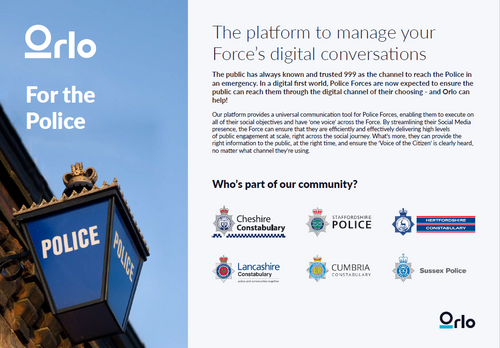 Industry Spotlight - Orlo for Police