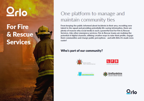Industry Spotlight - Orlo for Fire & Rescue Services