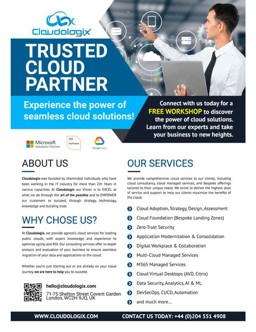 Cloudologix: Trusted Cloud & AI Solutions Provider