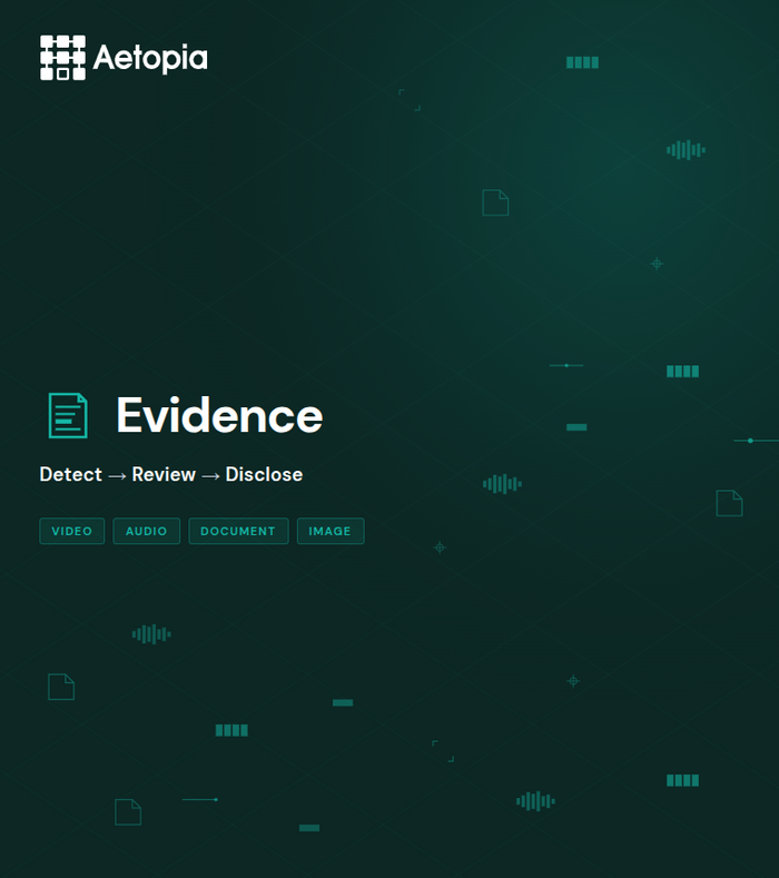 Aetopia Evidence 