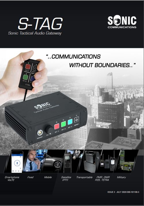 S-TAG Sonic, Tactical Audio Gateway