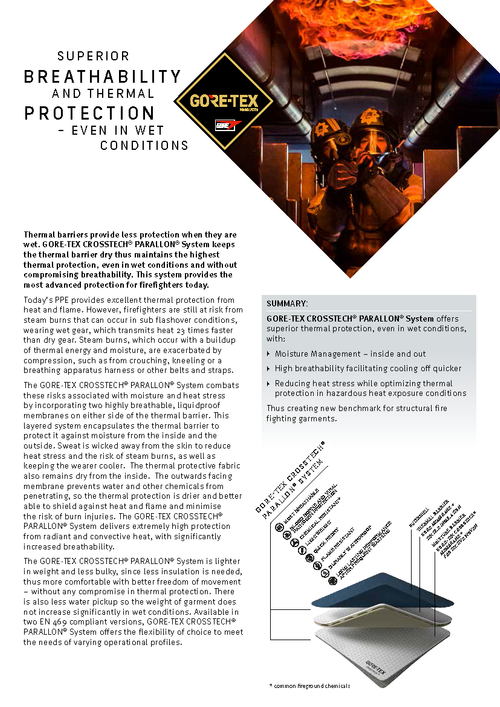 GORE-TEX CROSSTECH® PARALLON® Systems