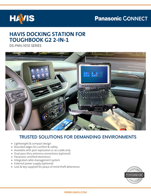 Havis Docking Station for Panasonic Toughbook G2 2-in-1