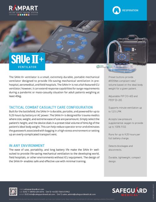 SAVe II+ Simplified Automated Ventilator