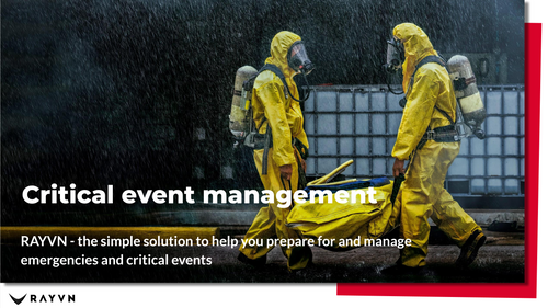 RAYVN - Critical Event Management Solution