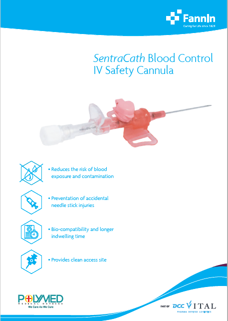 SentraCath Blood Control IV Safety Cannula