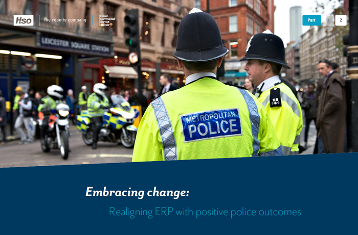 Embracing change: Realigning ERP with positive police outcomes
