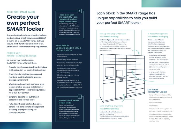 The SMART Range from D-Tech International