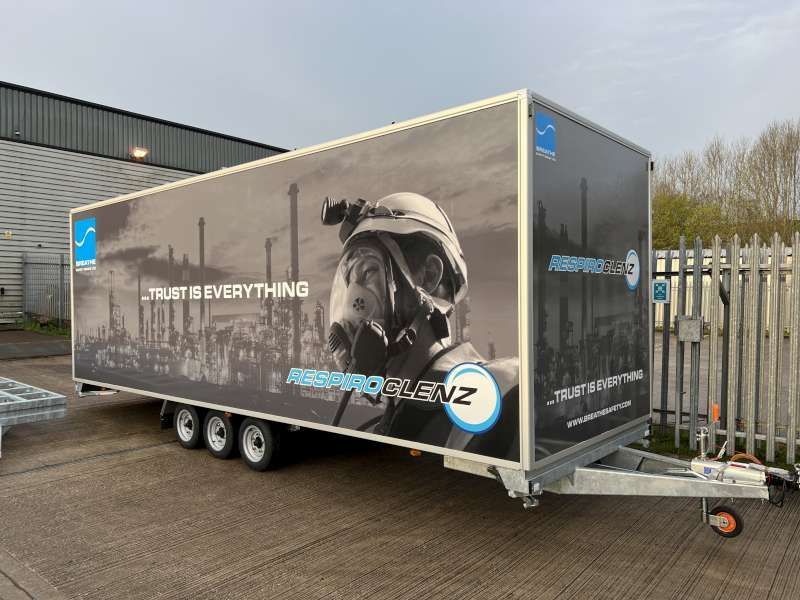 State of the art demonstration trailer for cleaning and disinfection of PPE / RPE will be launched at the Emergency Services Show