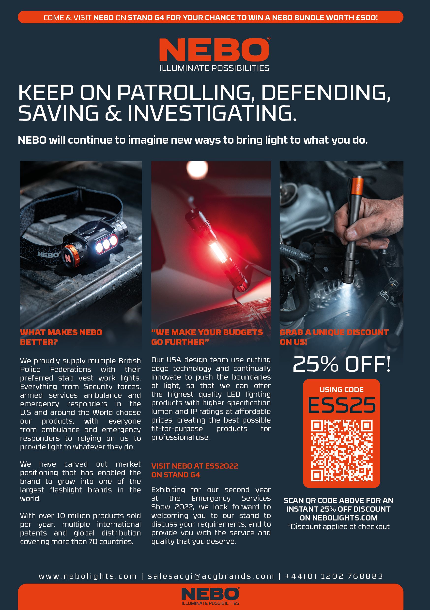 KEEP ON PATROLLING, DEFENDING, SAVING & INVESTIGATING.
