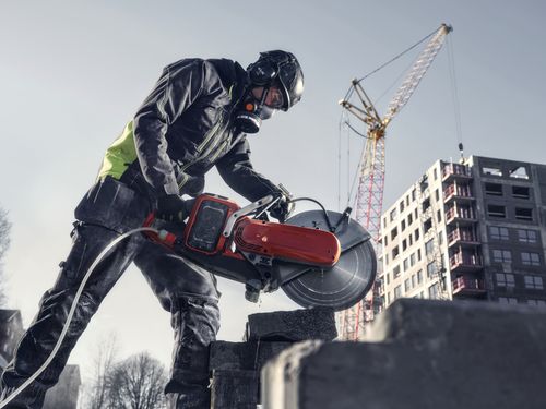 Husqvarna Construction next generation battery power cutter