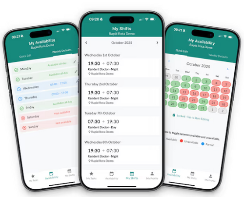 Rapid Rota- AI enabled Rota planning for Healthcare