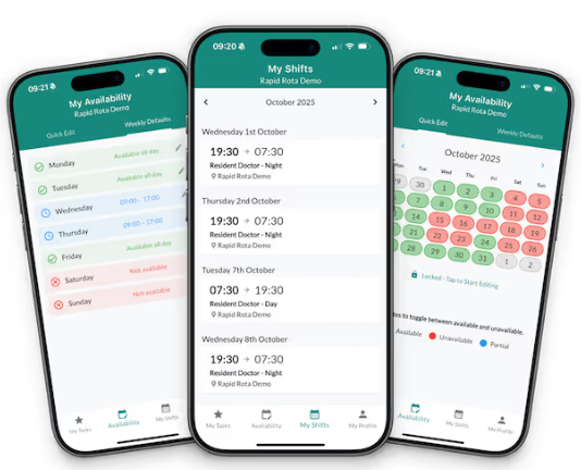 Rapid Rota- AI enabled Rota planning for Healthcare - The Emergency ...