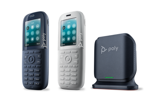 Wireless DECT IP Handsets with Microban Anti-Microbial Coating-by Poly