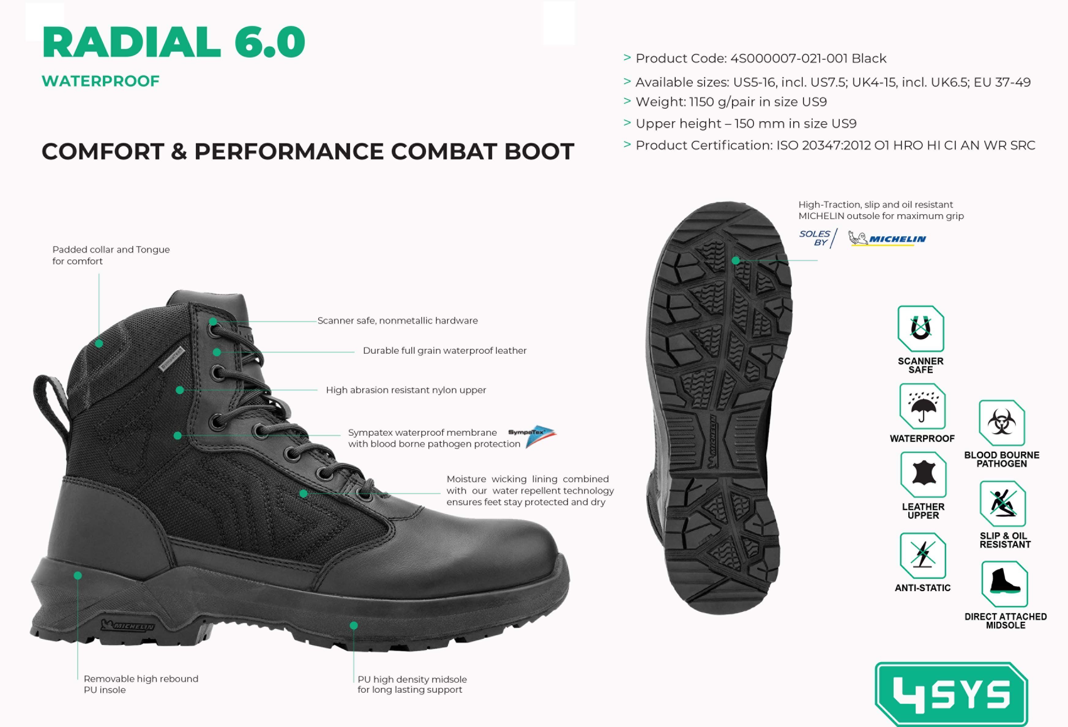 RADIAL 6.0 WATERPROOF